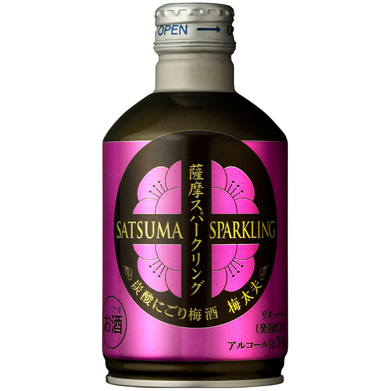 薩摩スパークリング梅酒ボトル缶 3度 | 山元酒造株式会社